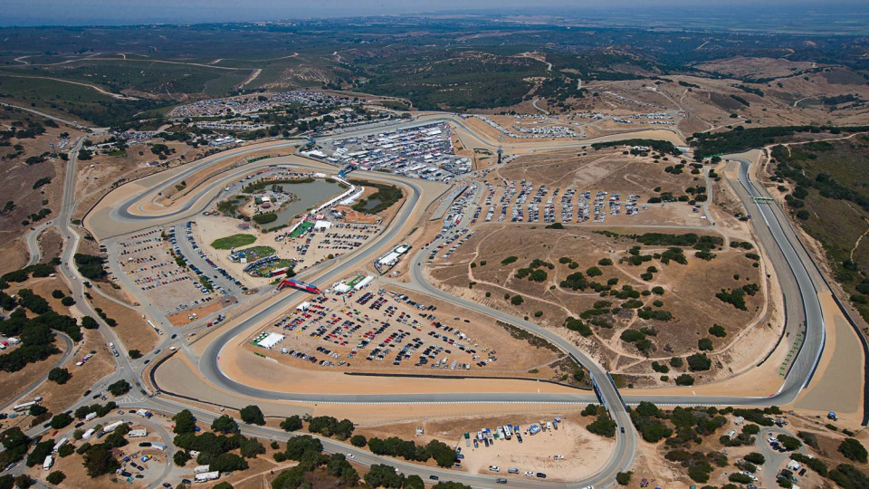 Recorrido del circuito Laguna Seca